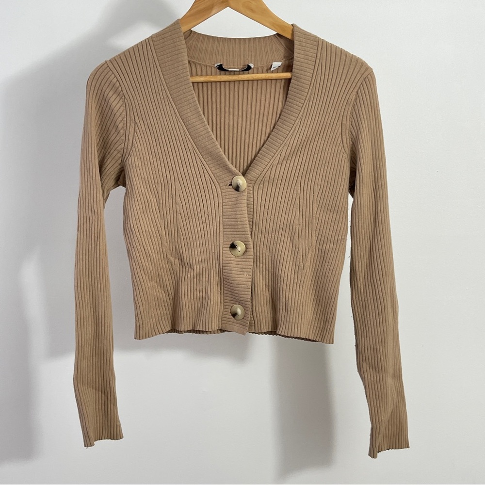 Vince Camel Ribbed Knit Sweater size S/P